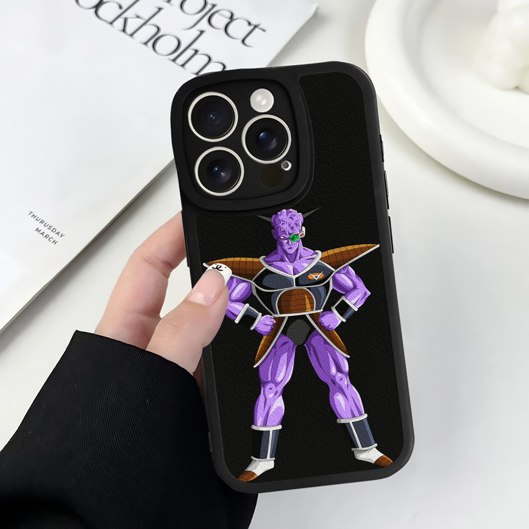 （画像用） ドラゴンボール DRAGON BALL 【iPhone 16シリーズ対応】シリコンスマホケース（レザー調） 材質：シリコン
